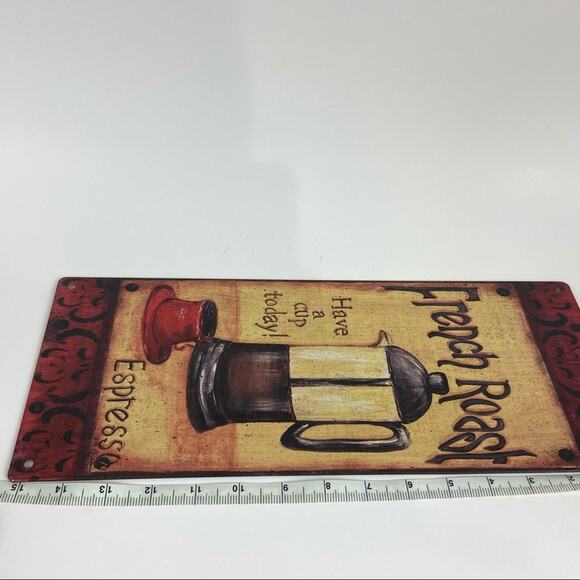 French Roast Espresso Coffee Tin Wall Art - Picture 5 of 7